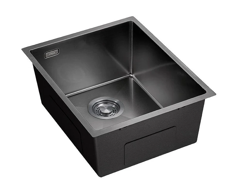 Кухонная мойка Emar PVD 38 EMB-130 PVD цвет Nano Dark