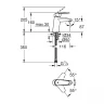 Смеситель для раковины Grohe Eurodisc Cosmopolitan 3246920E Хром латунь