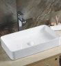 Раковина-чаша CeramaLux 60 9396 Белая фаянс накладная