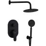 Душевая система Melodia della vita Diletto Tondo MSC00110bk Черная матовая