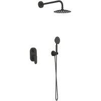 Душевая система Melodia della vita Diletto Tondo MSC00110bk Черная матовая