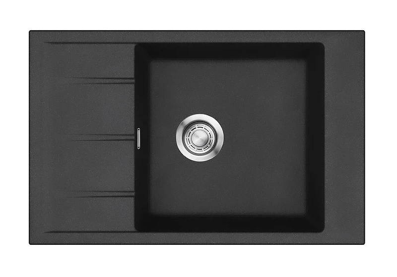 Кухонная мойка Emar Quartz 78 EMQ-1780.Q цвет Оникс