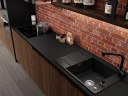 Кухонная мойка Emar Quartz 78 EMQ-1780.Q цвет Оникс