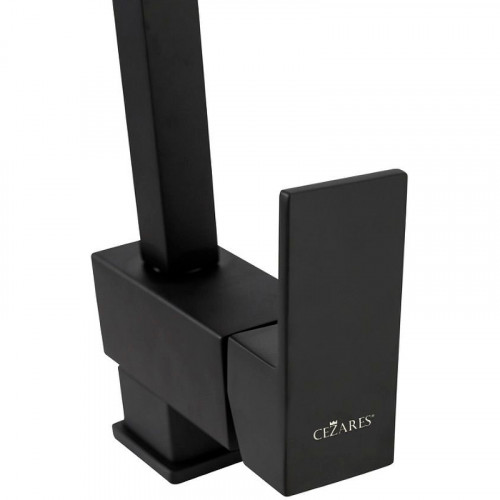 Смеситель для раковины Cezares Unika UNIKA-LSM1-A-NOP-W0 Черный матовый латунь