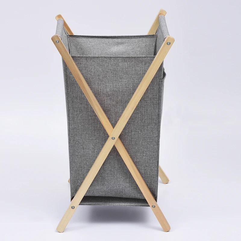 Корзина для белья WasserKRAFT Nau WB-772-L Серая