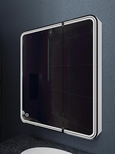 Зеркальный шкаф Azario 70 L CS00072835 с подсветкой цвет Белый