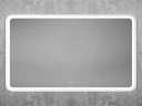 Зеркало Art&Max Genova 120 AM-Gen-1200-800-DS-F-White с подсветкой цвет Белый с сенсорным выключателем