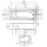 Акриловая ванна AM.PM X-Joy 170х70 W88A-170-070W-A без гидромассажа