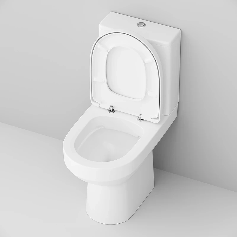Унитаз компакт AM.PM Spirit V2.0 FlashClean CK70C1804W с гигиеническим душем и ершиком с бачком и сиденьем Микролифт фарфор напольный