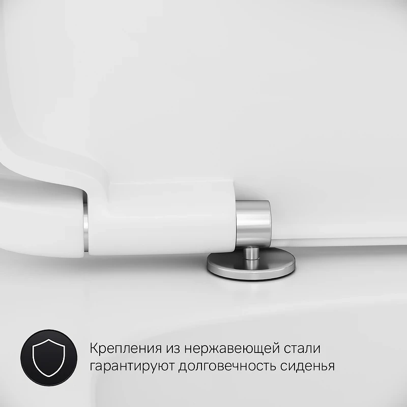 Унитаз компакт AM.PM Spirit V2.0 FlashClean CK70C1804W с гигиеническим душем и ершиком с бачком и сиденьем Микролифт фарфор напольный