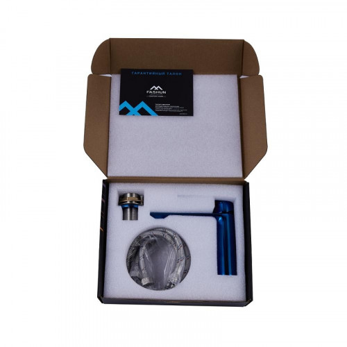 Смеситель для раковины Fashun A1083-33 цвет Голубой сапфир