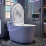 Умный унитаз приставной Ceruttispa Афра (Afra) Smart CT12152 12152 цвет Белый с сиденьем Микролифт