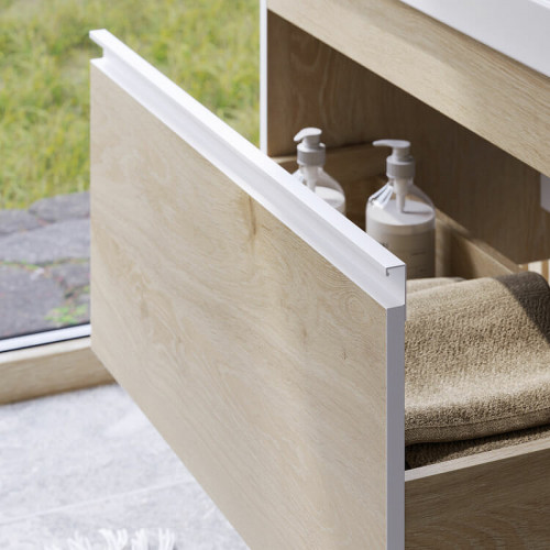 Тумба под раковину Aqwella Urban 60 URB0106DD подвесная Дуб Давос МДФ / ЛДСП