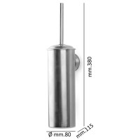 Ершик для унитаза Boheme Aura 10254-CR Хром