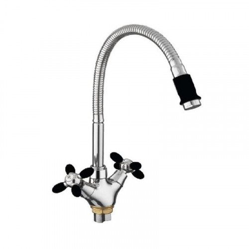 Смеситель для кухни Fashun A43127-7 цвет Хром Черный