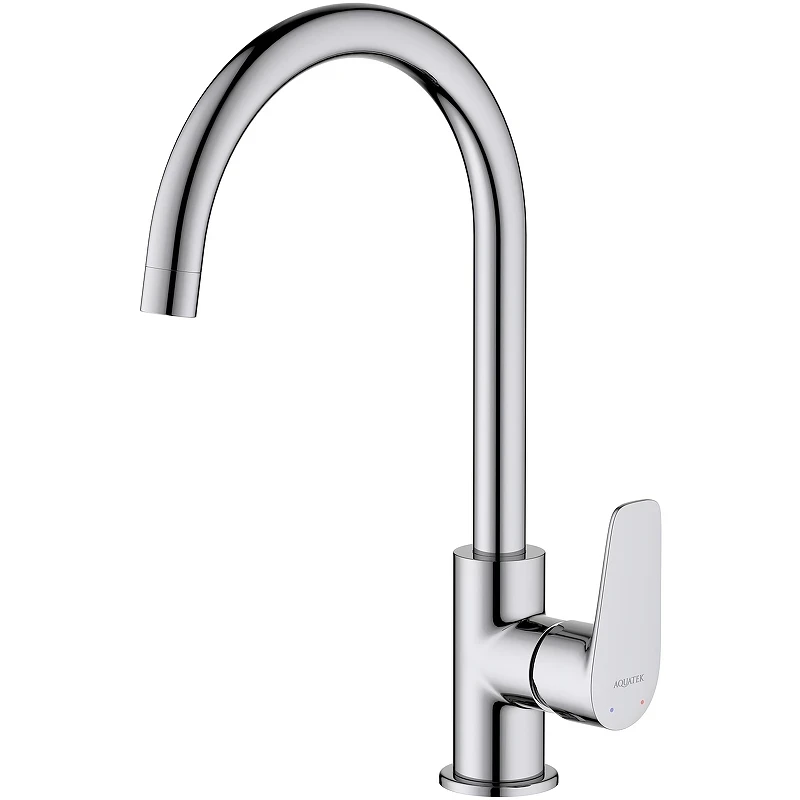 Смеситель для кухни Aquatek Бетта AQ1182CR Хром латунь