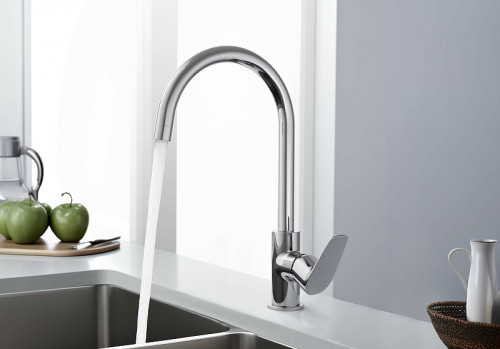 Смеситель для кухни Aquatek Бетта AQ1182CR Хром латунь