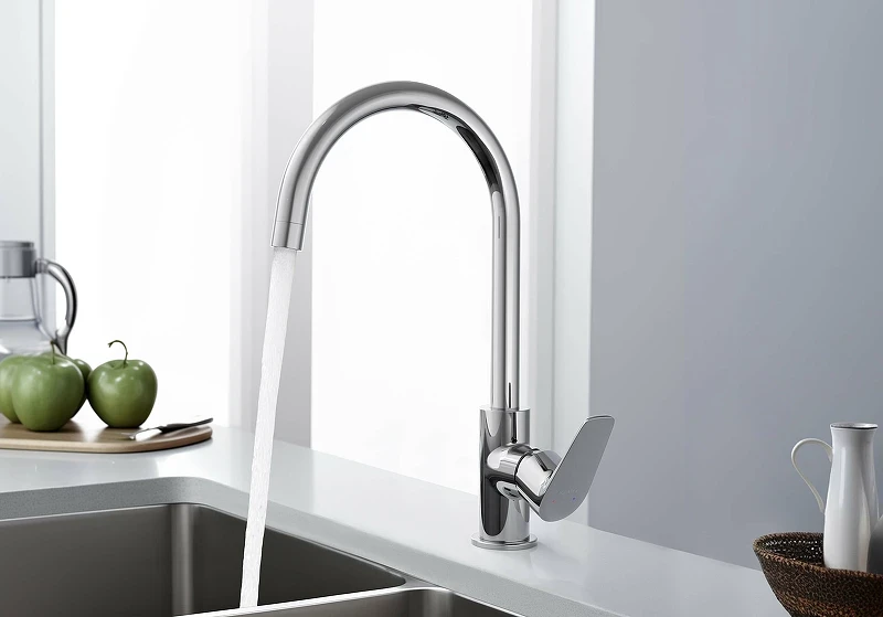 Смеситель для кухни Aquatek Бетта AQ1182CR Хром латунь