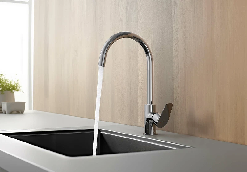 Смеситель для кухни Aquatek Бетта AQ1182CR Хром латунь