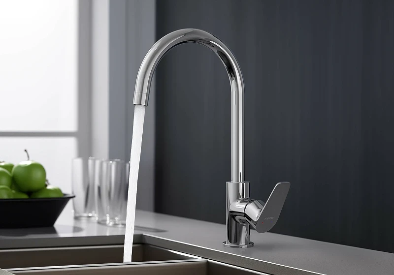 Смеситель для кухни Aquatek Бетта AQ1182CR Хром латунь