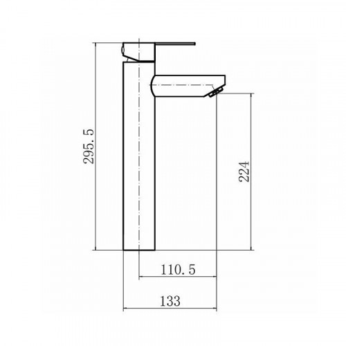 Смеситель для раковины Fashun A51201 цвет Сатин