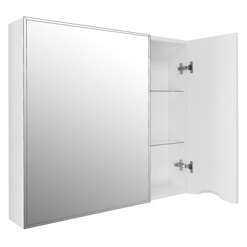 Зеркало со шкафом Loranto Santorini 80 R CS00086970 цвет Белый глянцевый
