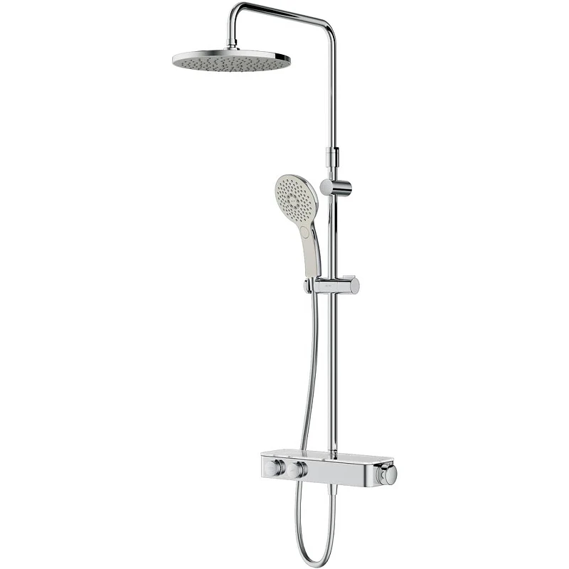 Душевая система AM.PM Inspire V2.0 F0750A400 с термостатом Хром латунь на стену