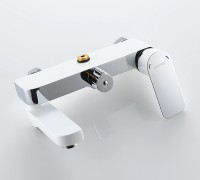 Душевая система Gappo G48 G2448 Белая Хром латунь на стену