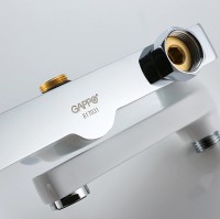 Душевая система Gappo G48 G2448 Белая Хром латунь на стену