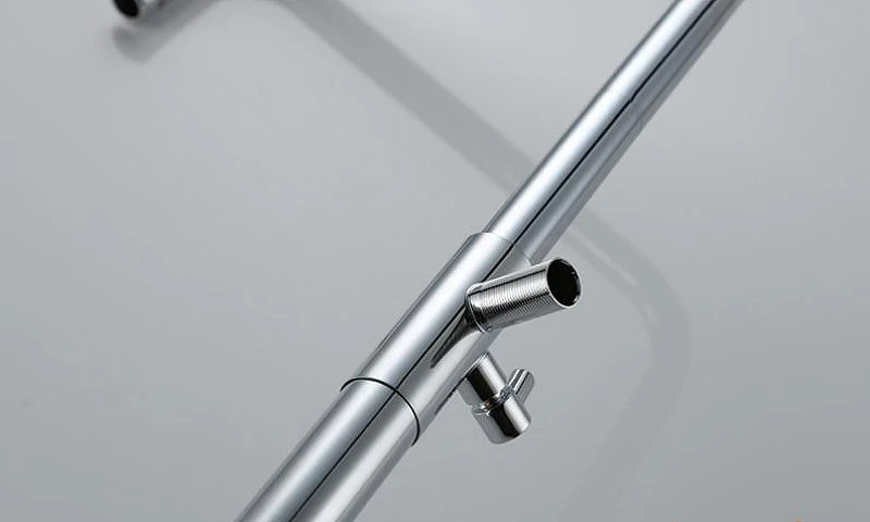 Душевая система Gappo G48 G2448 Белая Хром латунь на стену
