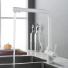 Смеситель для кухни Shevanik S248C цвет Белый матовый