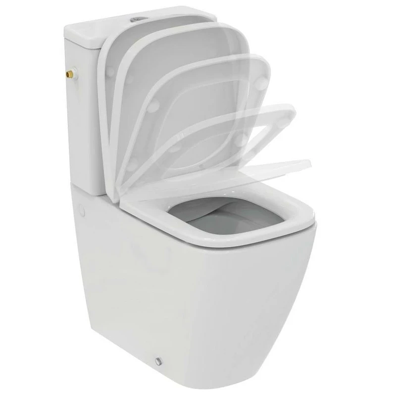Унитаз компакт Ideal Standard I.Life S T500001 без бачка и сиденья фарфор напольный