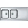 Кухонная мойка Alveus Classic Pro 100 SAT-90 1200x600 1130474 Сатинированная сталь нержавеющая сталь накладная