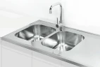 Кухонная мойка Alveus Classic Pro 100 SAT-90 1200x600 1130474 Сатинированная сталь нержавеющая сталь накладная