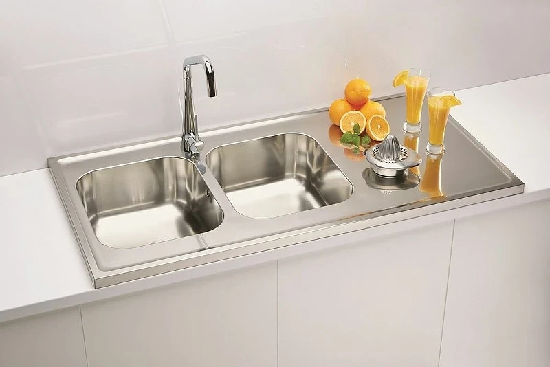 Кухонная мойка Alveus Classic Pro 100 SAT-90 1200x600 1130474 Сатинированная сталь нержавеющая сталь накладная