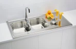 Кухонная мойка Alveus Classic Pro 100 SAT-90 1200x600 1130474 Сатинированная сталь нержавеющая сталь накладная
