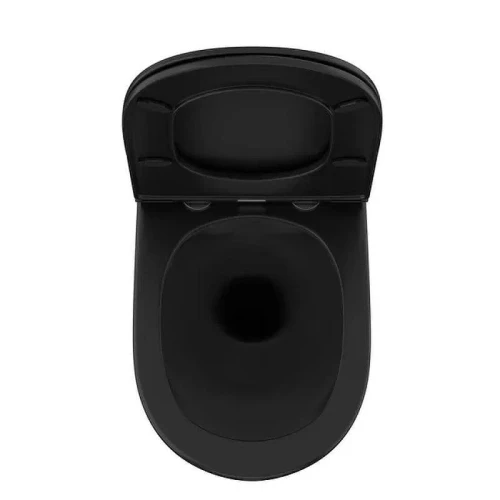 Унитаз с инсталляцией Owl 1975 Vind Cirkel-H OWLT190305 + Grohe Rapid SL 38775001 с сиденьем Микролифт и клавишей смыва Хром