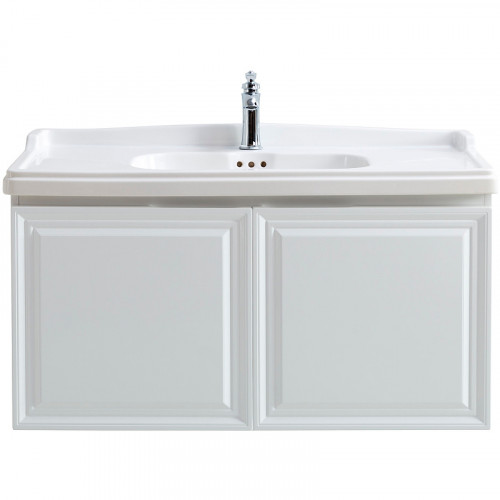 Тумба под раковину Cezares Giubileo 100 GIUBILEO-1000-2A-SC-BL подвесная Bianco Lucido МДФ / ЛДСП