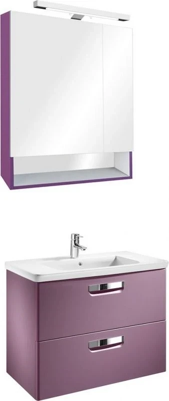 Тумба под раковину Roca The Gap 70 ZRU9302741 подвесная Фиолетовая