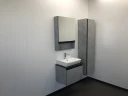 Шкаф пенал Comforty Эдинбург 40 00004147998 подвесной Бетон светлый МДФ / ЛДСП