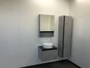 Шкаф пенал Comforty Эдинбург 40 00004147998 подвесной Бетон светлый МДФ / ЛДСП