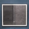 Зеркало Vigo Geometry Luxe 80 210 с подсветкой с бесконтактным выключателем с диммером с подогревом и часами