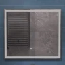 Зеркало Vigo Geometry Luxe 80 210 с подсветкой с бесконтактным выключателем с диммером с подогревом и часами