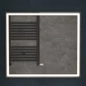 Зеркало Vigo Geometry Luxe 80 210 с подсветкой с бесконтактным выключателем с диммером с подогревом и часами