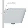 Комплект унитаза Berges Floe S Rimless с инсталляцией Atom 043368 с сиденьем Микролифт и Белой клавишей смыва фарфор подвесной