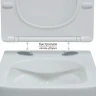 Комплект унитаза Berges Floe S Rimless с инсталляцией Atom 043368 с сиденьем Микролифт и Белой клавишей смыва фарфор подвесной