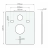 Комплект унитаза Berges Floe S Rimless с инсталляцией Atom 043368 с сиденьем Микролифт и Белой клавишей смыва фарфор подвесной
