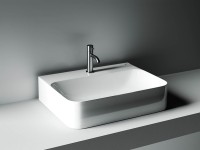 Раковина Ceramicanova Aura 60 CN2001 Белая фаянс подвесная, накладная