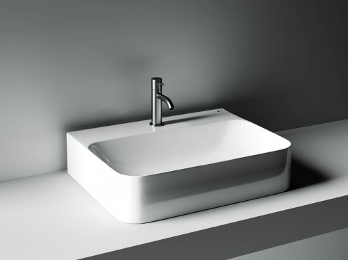 Раковина Ceramicanova Aura 60 CN2001 Белая фаянс подвесная, накладная