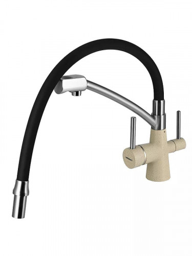 Смеситель для кухни Wisent W4855-30-2 цвет Крем